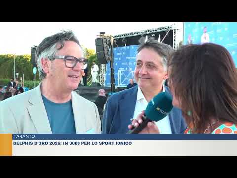 TARANTO. DELPHIS D'ORO 2026: IN 3000 PER LO SPORT IONICO