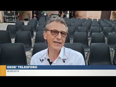 TARANTO. GEGE' TELESFORO AL MAP FESTIVAL