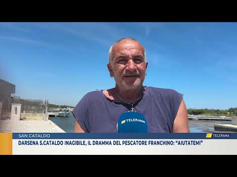 Darsena S.Cataldo inagibile, il dramma del pescatore Franchino: “Aiutatemi”