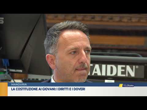 Manduria, la Costituzione ai giovani: i diritti e i doveri