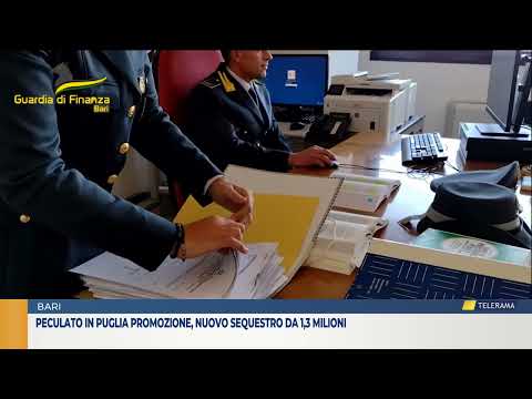 Peculato in PugliaPromozione, nuovo sequestro da 1,3 milioni
