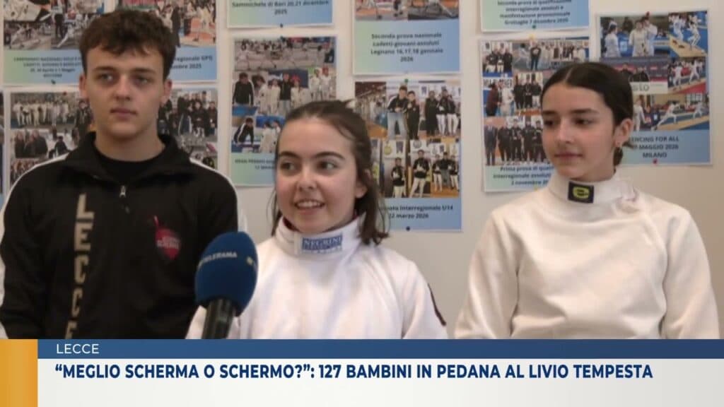 “Meglio scherma o schermo?”: 127 bambini in pedana al Livio Tempesta